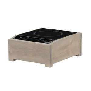 Cal-Mil 3633-110 Aspen 12.75in x 16in x 7.25"H Gray Oak Induction Unit 