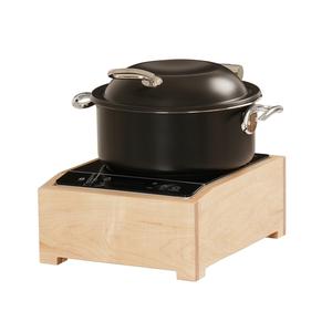 Cal-Mil 3633-71 Blonde 15.5in x 12.5in x 7"H Solid Wood Induction Unit 