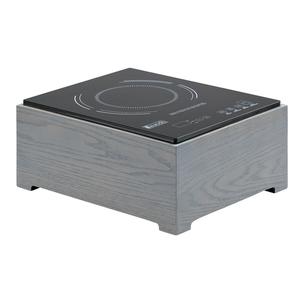 Cal-Mil 3633-83 Ashwood 12.75in x 16in x 7.25"H Gray Oak Induction Unit 