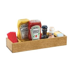 Cal-Mil 3669-99 Madera 15.75" x 5" x 2.5"H Rustic Pine Condiment Organizer