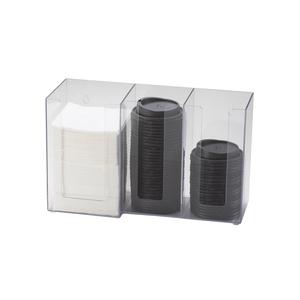 Cal-Mil 375-12 Classic 13.25inx 5.25inx 8"H Clear Plastic Condiment Organizer 