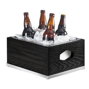 Cal-Mil 3800-10-87 Cinderwood 13.25in x 11in x 7.25"H Gray Oak Ice Display 