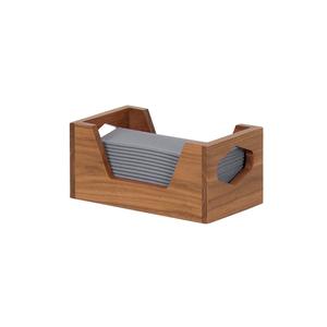 Cal-Mil 3810-78 Sydney 9in x 5in x 4.5"H Walnut Napkin Holder 