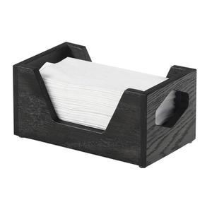 Cal-Mil 3810-87 Cinderwood 9.5in x 5.5in x 1.4"H Dark Oak Napkin Holder 