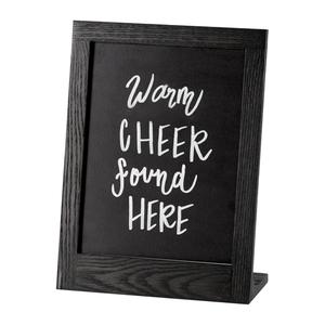 Cal-Mil 3818-811-87 Ashwood 10.4" x 4.75" x 13.75"H Dark Oak Tabletop Chalkboard