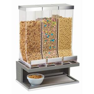 Cal-Mil 3823-83 Ashwood 17.5" x 9.5" x 24"H Gray Oak Cereal Dispenser