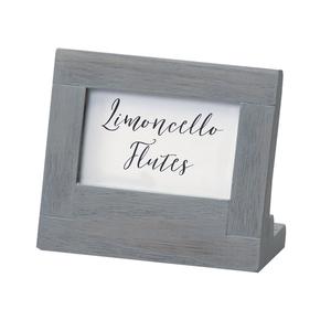 Cal-Mil 3825-23-83 Ashwood 5" x 2.5" x 4.5"H Gray Oak Cardholder - 6 Each