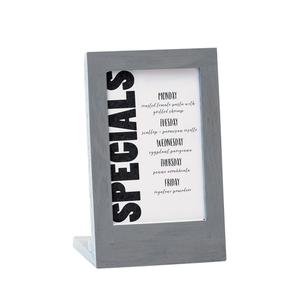Cal-Mil 3825-46-83 Ashwood 5in x 3.5in x 6.5"H Gray Oak Cardholder - 6 Each 