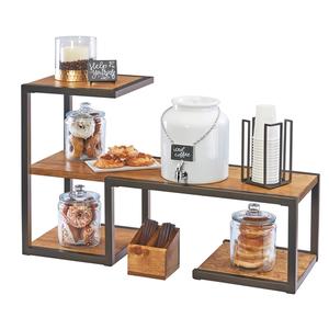 Cal-Mil 3903-84 Sierra 38.25in x 13.5in x 24"H Rustic Pine Display Rise 