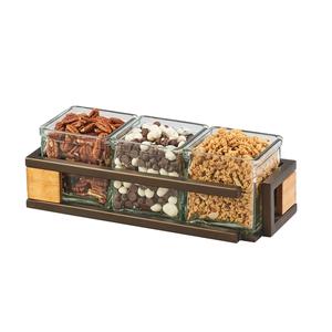 Cal-Mil 3910-3-84 Sierra 13in x 5inx 4.25"H Rustic Pine Condiment Organizer 