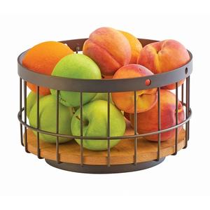 Cal-Mil 3911-10-84 Sierra 10in Dia. x 6"H Rustic Pine Tabletop Accent Bowl 