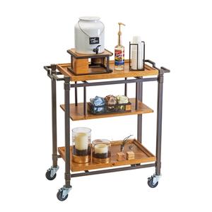 Cal-Mil 3913-84 Sierra 36in x 17.5in x 39"H Rustic Pine Beverage Cart 