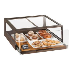 Cal-Mil 3930-84 Sierra 24" x 24" x 10.1"H Rustic Pine Display Case