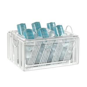 Cal-Mil 41115-10-15 Portland 12.8in x 13.25in x 8.1"H White Wire Ice Housing 