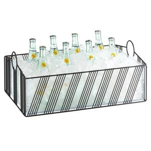 Cal-Mil 41115-12-13 Portland 21in x 13.25in x 8.1"H Black Wire Ice Housing 