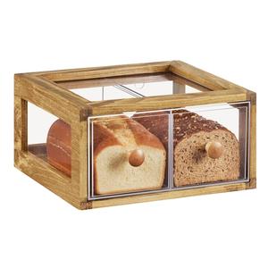 Cal-Mil 4200-2-99 Madera 13.6in x 13in x 7.1"H Rustic Pine Bread Display 