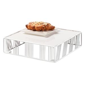 Cal-Mil 432-3-15 Portland 12in x 12in x 3.25"H Wire Wire Display Riser 