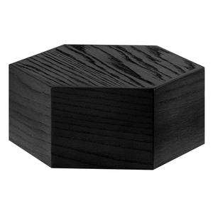 Cal-Mil 435-5-87 Cinderwood 12" Dia. x 5"H Dark Oak Hexagon Display Riser