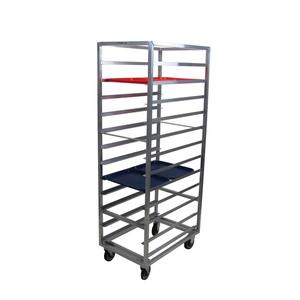 Channel Manufacturing 439A 21" x 30" x 70" Aluminum Cafeteria Tray Rack w/ 5" Spacing