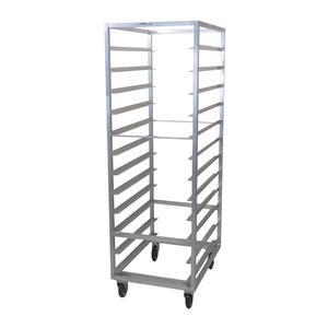 Channel Manufacturing 447A 23" x 30" x 70" Aluminum Cafeteria Tray Rack w/ 5" Spacing