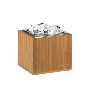 Cal-Mil 475-6-60 Bamboo 6in x 7in x 6.5"H Natural Ice Display Housing 