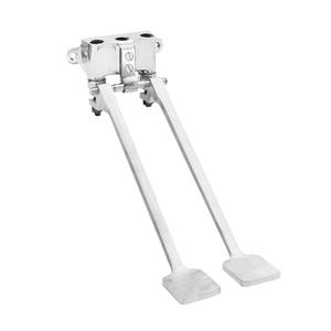 Fisher 48070 Stainless Steel Dual Wall-Mount Foot Valve 