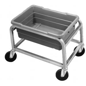 Channel Manufacturing 501LA 19" x 26" x 16.5" Welded Aluminum Bus Bin Cart
