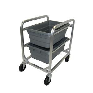 Channel Manufacturing 502LA 19" x 26" x 29.5" Welded Aluminum Bus Bin Cart