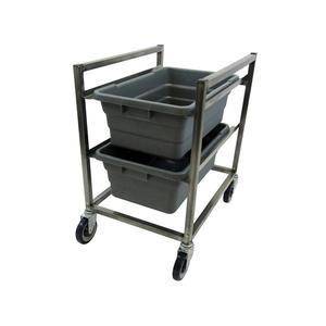 Channel Manufacturing 502LS 19" x 26" x 29.5" Welded Stainless Steel Bus Bin Cart