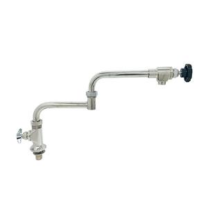 Fisher 5030 Deck Mount 10" Double Jointed Swing Spout w/ Cross Handles