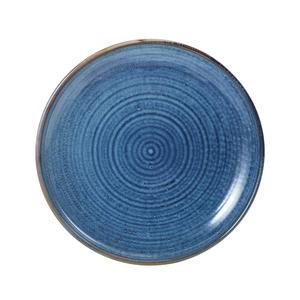 Mikasa Hospitality 5255975 Starlit Blue Vitrified Porcelain 11" Dia. Coupe Plate- 1 Doz