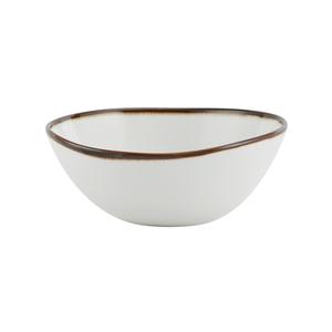 Mikasa Hospitality 5256153 Lodge Cream White Vitrified Porcelain 20oz Coupe Bowl 