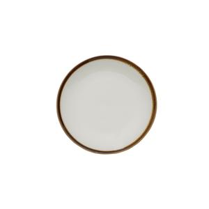 Mikasa Hospitality 5266665 Lodge Cream White Vitrified Porcelain 11" Dia. Coupe Plate