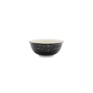 Mikasa Hospitality 5267246 Notebook Pitch Black Vitrified Porcelain 12oz Bowl - 4dz 