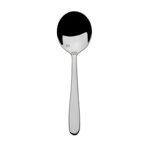 Mikasa Hospitality 5275879 City Limit Stainless Steel 6.1" Bouillon Spoon - 1 Doz