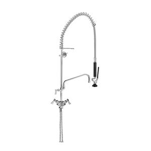 Fisher 53015 Deck-Mount Spring Pre-Rinse Unit with 6in Add-On Faucet 