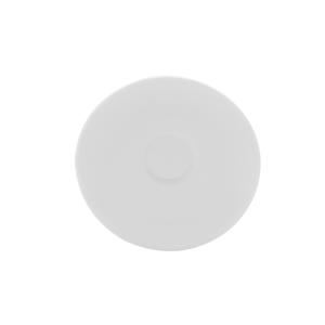 Mikasa Hospitality 5302840 Galleria White Porcelain 5" Dia. Saucer - 6 Each