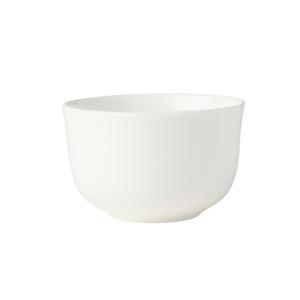 Mikasa Hospitality 5304576 Lola White Bone China 9.6oz Bouillon Cup - 3dz 