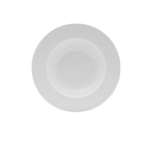 Mikasa Hospitality 5304578 Lola White Bone China 21.5oz Deep Plate - 1dz 