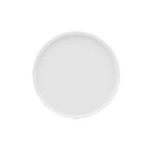 Mikasa Hospitality 5304697 Lola White Bone China 9.6in Dia. Stackable Plate - 1dz 