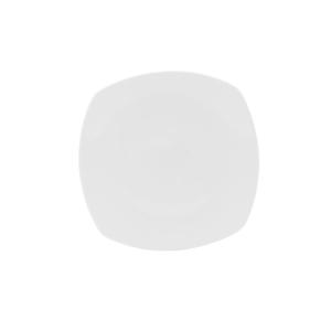 Mikasa Hospitality 5304702 Lola White Bone China 6in x 6in Square Plate - 3dz 