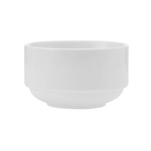 Mikasa Hospitality 5305720 Bistro White Vitrified Porcelain 9.5oz Soup Bowl - 3dz 