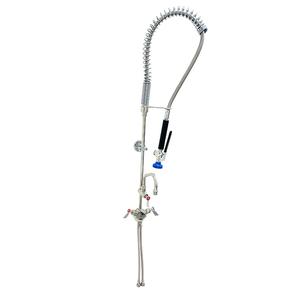 Fisher 53066 Deck-Mount Spring Pre-Rinse Unit with 14in Add-On Faucet 