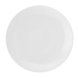 Mikasa Hospitality 5307019 Lola White Bone China 11.4in Dia. Deep Plate - 1dz 