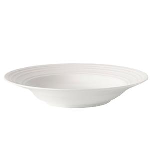 Mikasa Hospitality 5308893 Melinda White Bone China 26.7oz Deep Plate - 2dz 