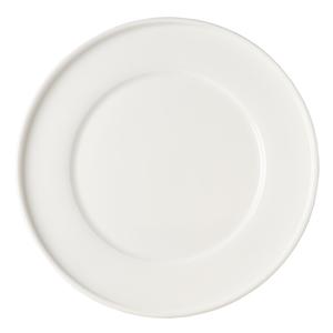 Mikasa Hospitality 5308908 Porthole White Bone China 10.8in Dia. Wide Rim Plate - 2dz 