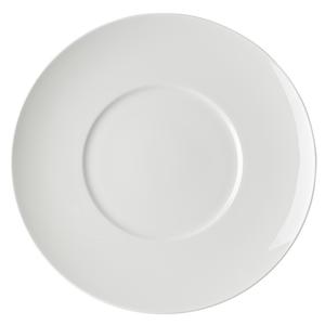 Mikasa Hospitality 5312406 Callisto White Bone China 11in Dia. Wide Rim Plate - 2dz 