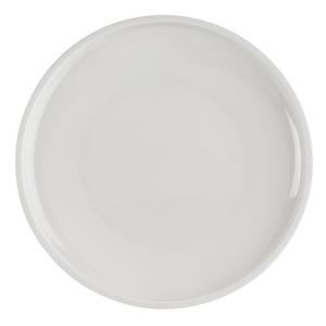 Mikasa Hospitality 5312718 Gordon White Bone China 11.2in Dia. Wide Rim Plate - 16 Each 