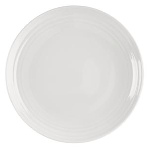 Mikasa Hospitality 5313795 Terrace White Bone China 8.75in Dia. Coupe Plate 