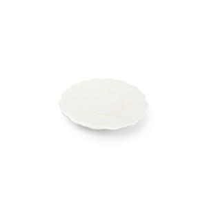 Mikasa Hospitality 5314522 Chic White Porcelain 8.5" Dia. Floret Plate - 2 Doz